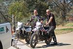 8 22 13 King Ranch (24)   Film Star Perry King at his private ranch with ATV Wholesale Owner Doug and a pair of our Chinese 250 bikes before a good...